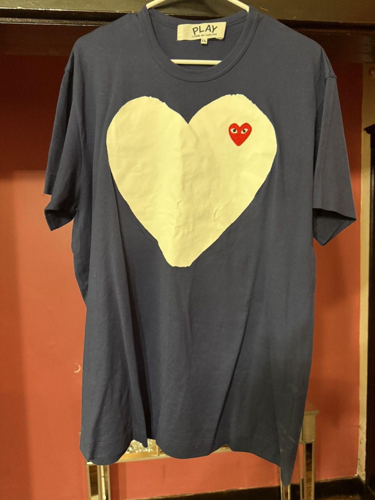 Comme des Garcons Comme Des Garçon Play Heart Tee Size XXL Size US XXL / EU 58 / 5 - 7 Thumbnail