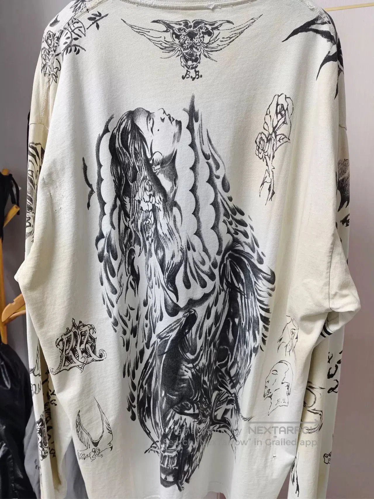 Balenciaga balenciaga vintage ink printed long sleeve shirt. Size US L / EU 52-54 / 3 - 4 Thumbnail