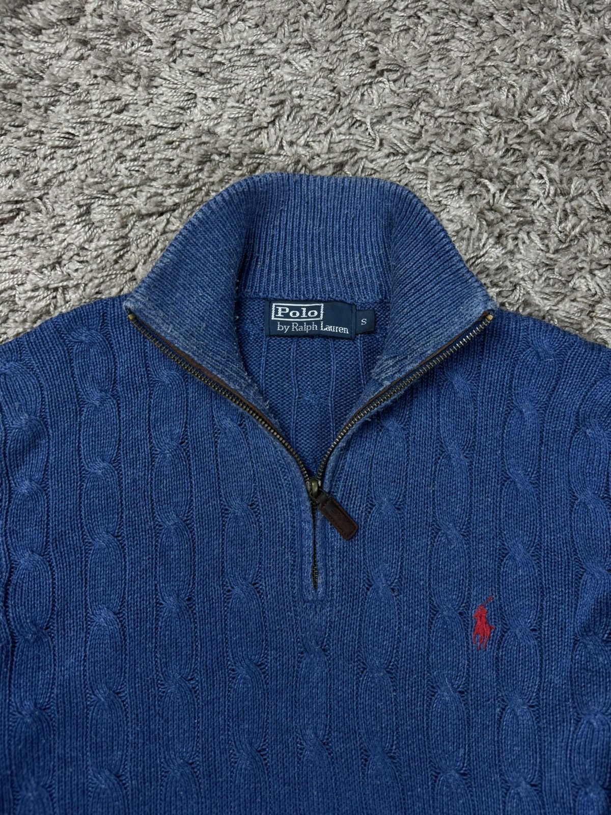 Polo Ralph Lauren 1/4 zip sweater Polo Ralph Lauren original old money item Size US S / EU 44-46 / 1 - 2 Thumbnail