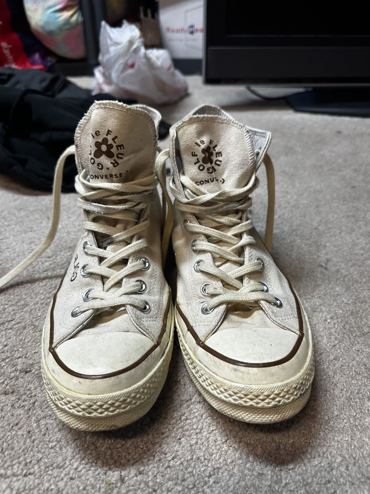 Converse × Golf le Fleur Golf Le fleur parchment chuck 70s Size 9.5 Size US 9.5 / EU 42-43 - 2 Thumbnail