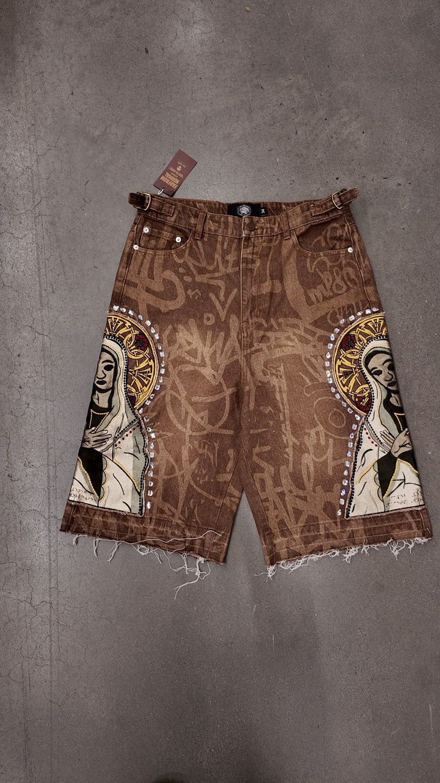Other Premade Brown Virgin Mary Jorts Size US 40 / EU 56 - 1 Thumbnail