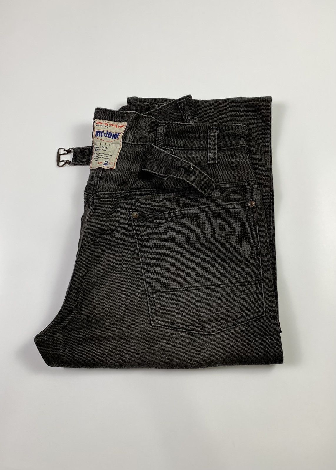 Big John Vintage big john japan buckle back style jeans Size US 33 - 4 Thumbnail