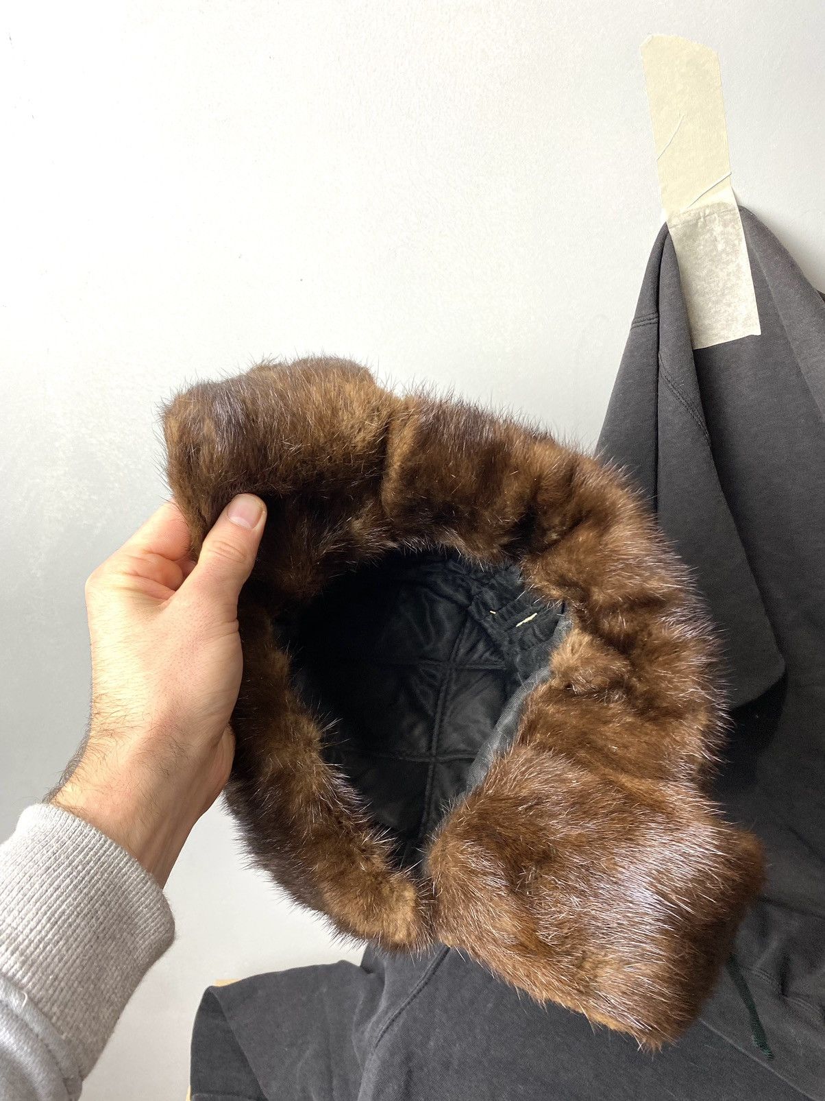 Japanese Brand Vintage Alt Fuzzy Mohair Ushanka USSR Hat Balaclava Size ONE SIZE - 8 Thumbnail