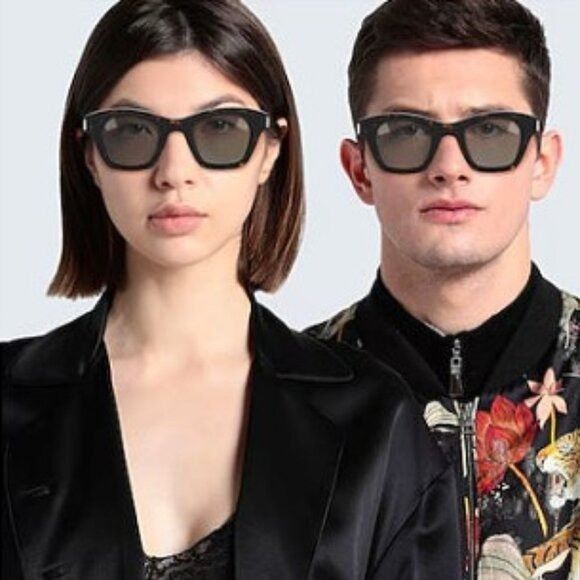 Saint Laurent Paris 🕶️ New Saint Laurent SL592 001 Black Sunglasses Size ONE SIZE - 5 Thumbnail