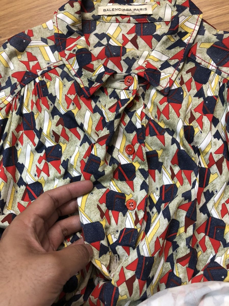Balenciaga SS2011 Balenciaga Paris Exotic 100% Rayon Maxi Dress Size XS / US 0-2 / IT 36-38 - 23 Thumbnail
