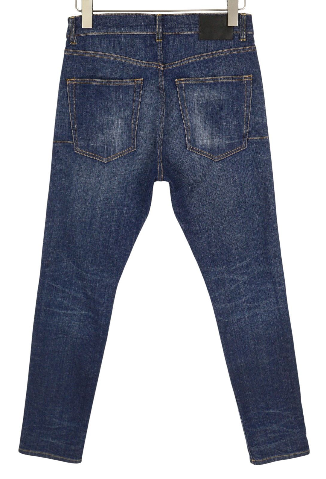 R13 SKATE 32 Howell Indigo Faded Slim Fit Jeans 85426 Size US 32 / EU 48 - 2 Thumbnail