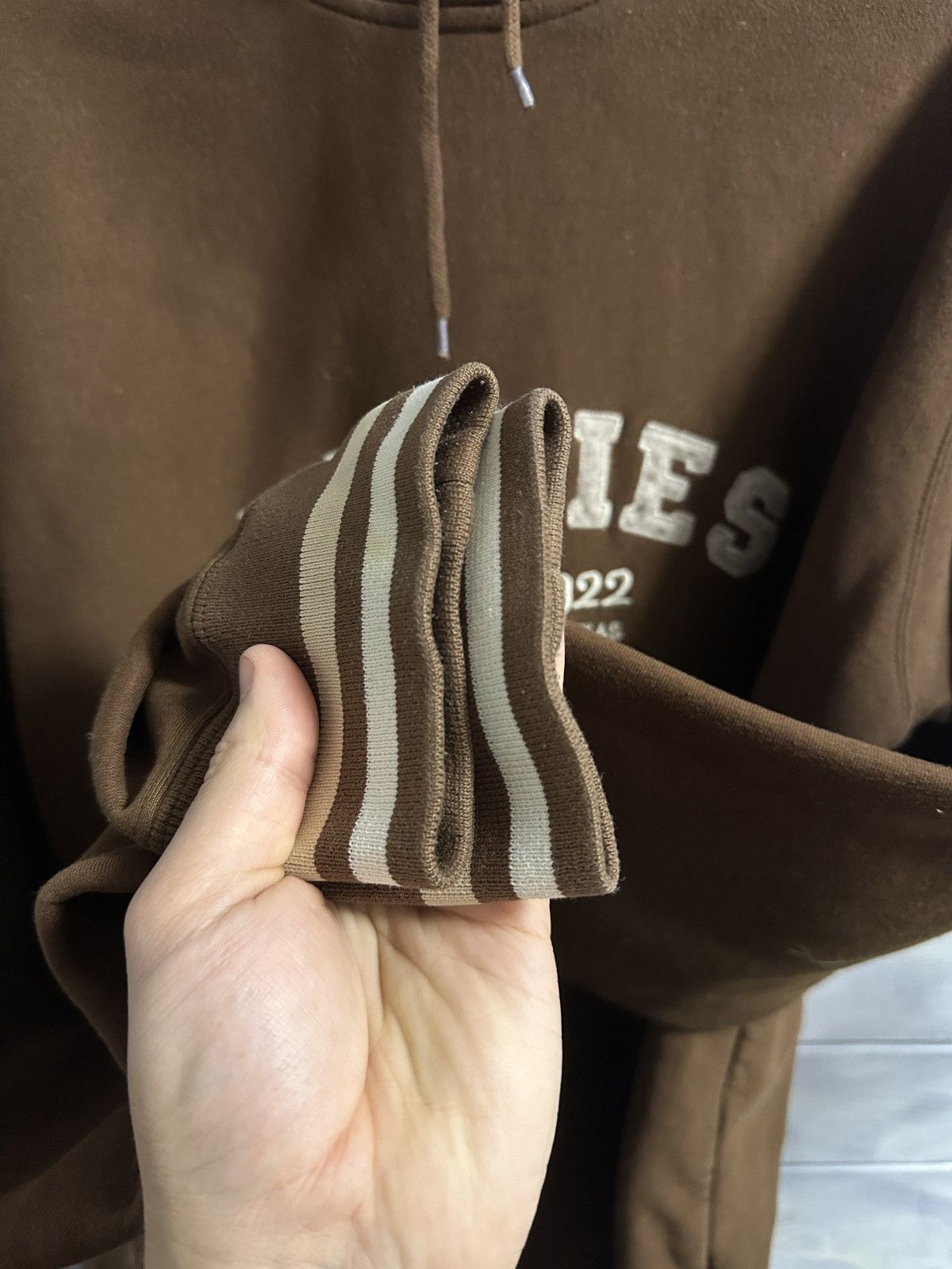 Dickies Rare Vintage Hoodie Dickies Fort Worth, Texas Brown Size XL Size US XL / EU 56 / 4 - 5 Thumbnail