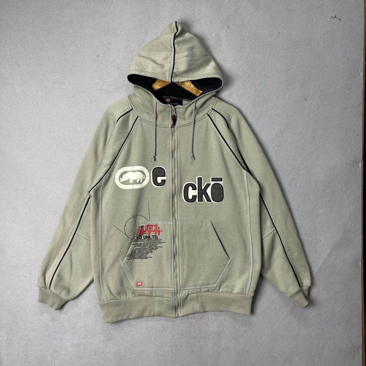 Ecko Unltd. Vintage 2002 Ecko Unlimited Full Zip Hoodie Size US L / EU 52-54 / 3 - 1 Thumbnail