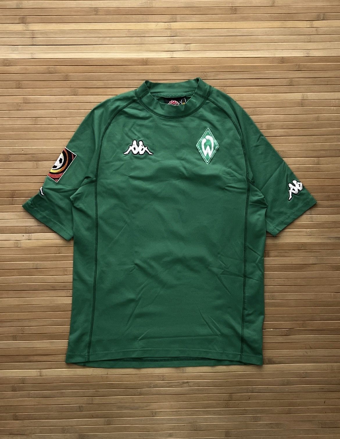 Kappa Matchworn Werder Bremen Bode 2001/02 Home Jersey Size US S / EU 44-46 / 1 - 1 Thumbnail
