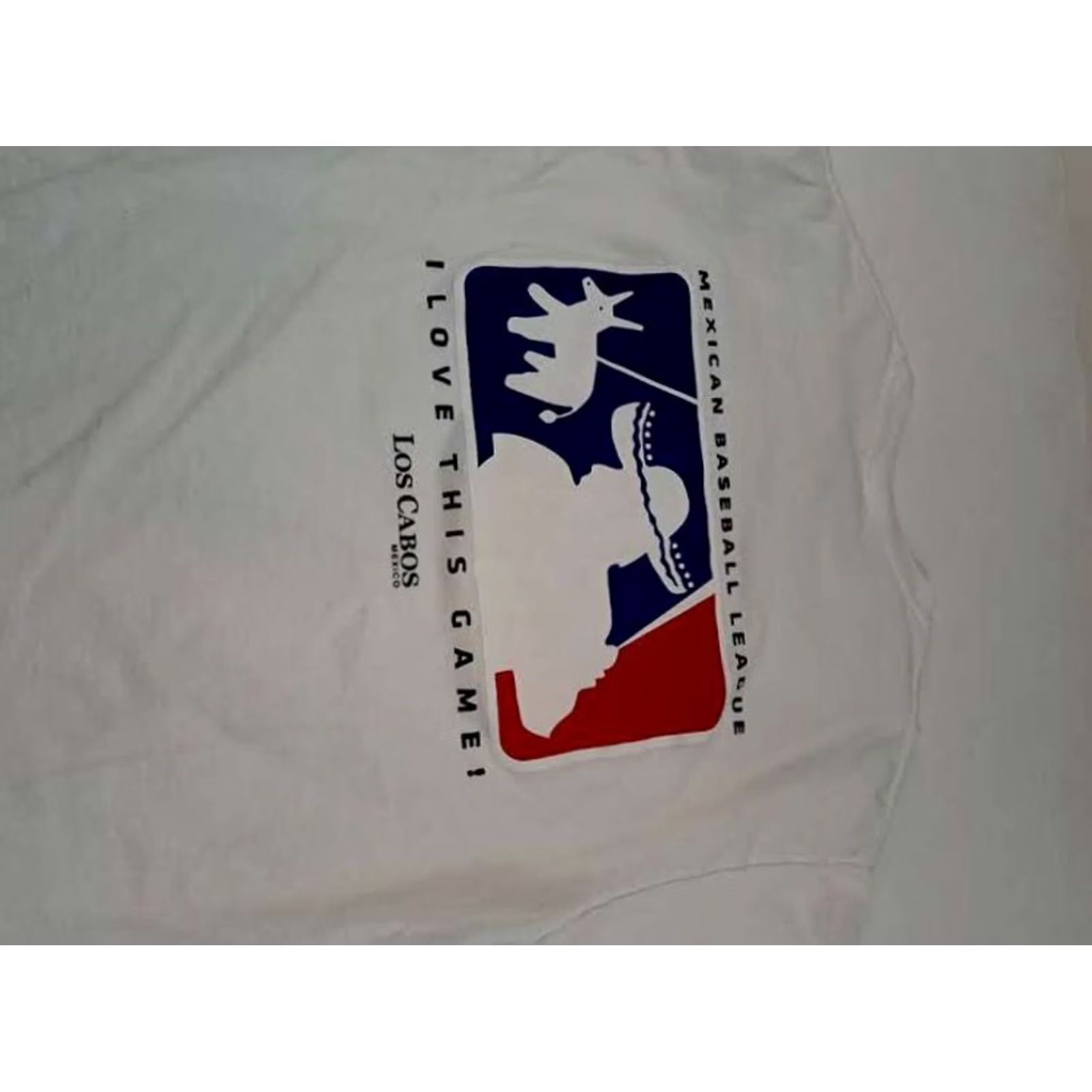 Vintage VINTAGE Los Cabo's Mexico Baseball League T-Shirt Large I Love Baseball Size US L / EU 52-54 / 3 - 4 Thumbnail