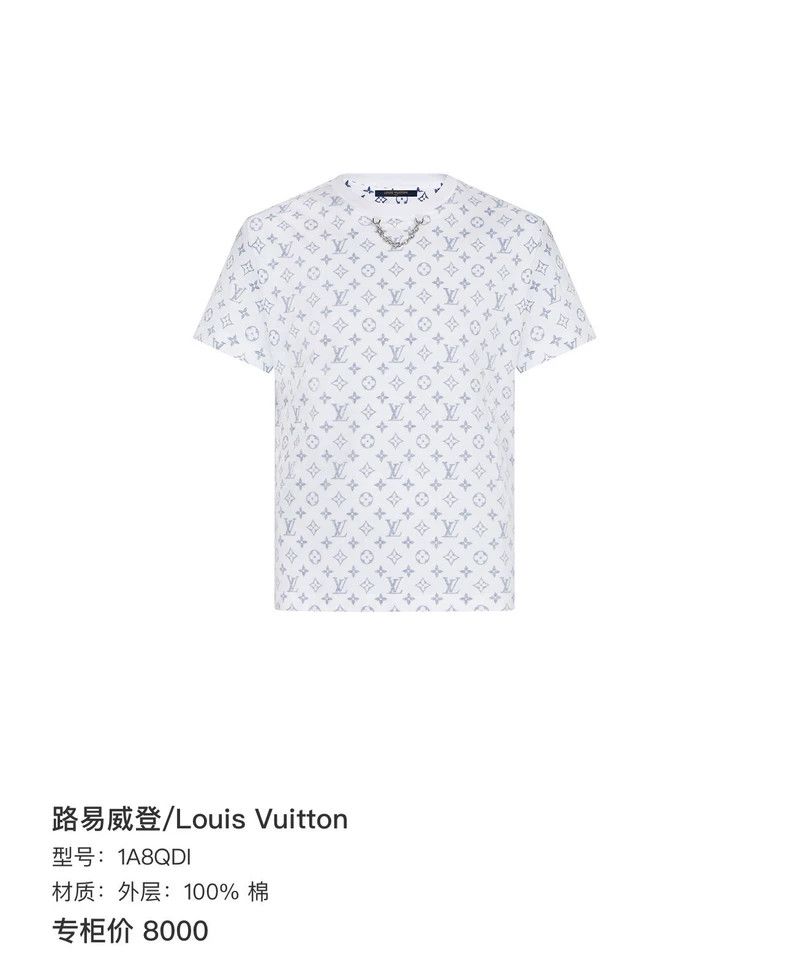 Louis Vuitton Louis Vuitton White short sleeves Size M / US 6-8 / IT 42-44 - 7 Thumbnail