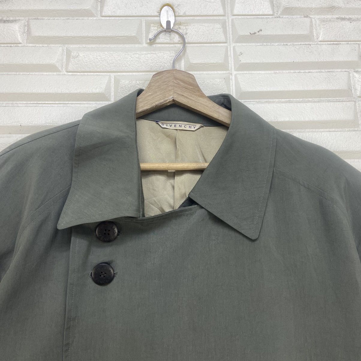 Givenchy 🔥100% Silk🔥Vintage Givenchy Monsieur Long Coat Size US S / EU 44-46 / 1 - 7 Thumbnail