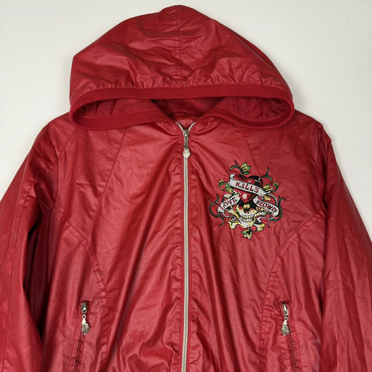 Japanese Brand LOVE KILLS SLOWLY Japanese Studded Skull Bomber Jacket Size US M / EU 48-50 / 2 - 5 Thumbnail