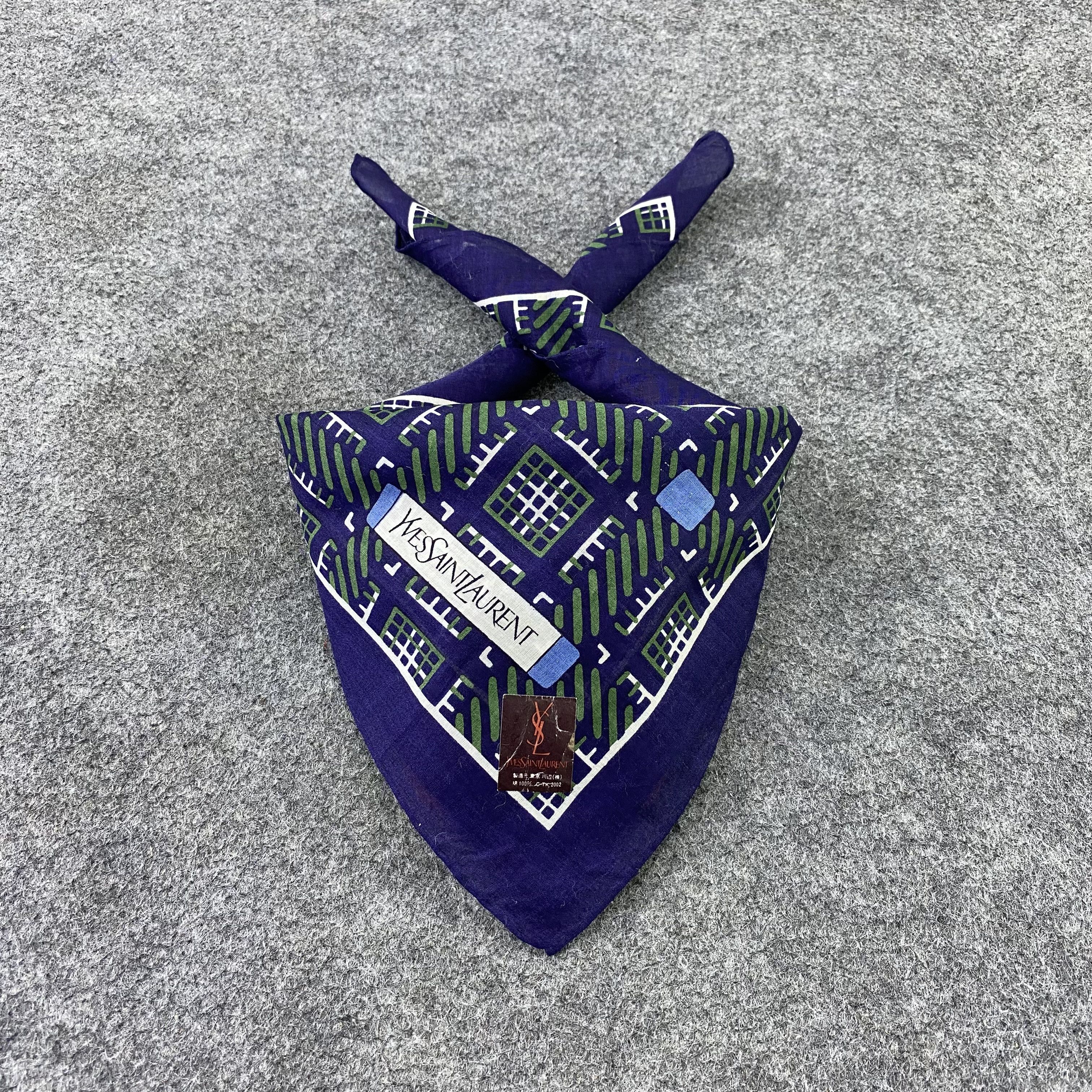 Designer Yves Saint Laurent Handkerchief / Bandana/Neckerchief-B1008 Size ONE SIZE - 2 Thumbnail