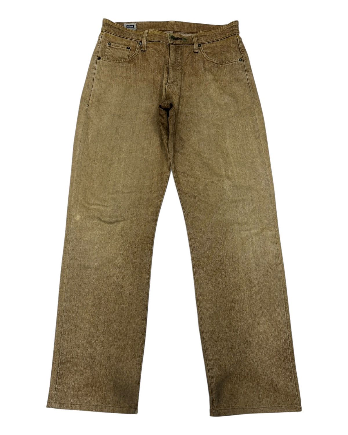 Kapital 🔥RARE EDWIN RUSTY FADED BROWN LOOSE FIT DENIM JEANS Size US 32 / EU 48 - 1 Thumbnail
