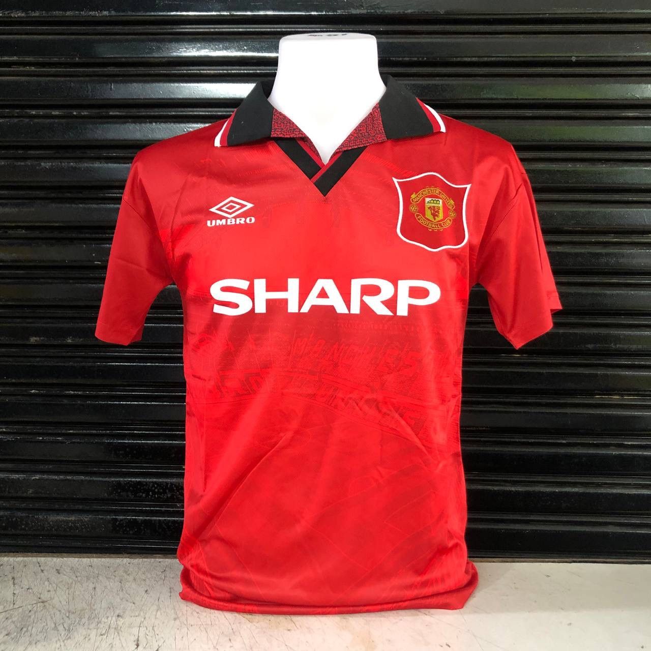 Vintage Vintage Jersey 1994-1996 Manchester United Home Shirt Size US XL / EU 56 / 4 - 1 Thumbnail