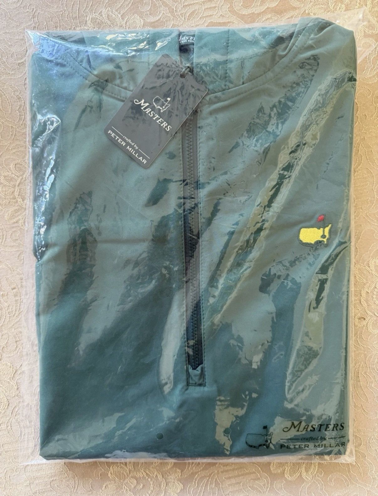 Peter Millar Masters 2026 Peter Millar 1/4 Zip Hoodie. Medium. New W/Tag. Size US M / EU 48-50 / 2 - 1 Thumbnail