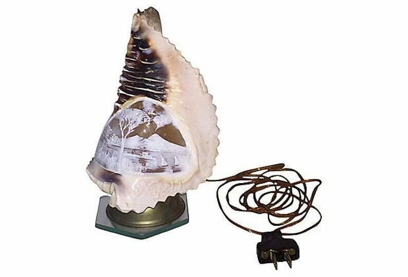 Designer Napoli Conch Souvenir Lamp Size ONE SIZE - 2 Thumbnail