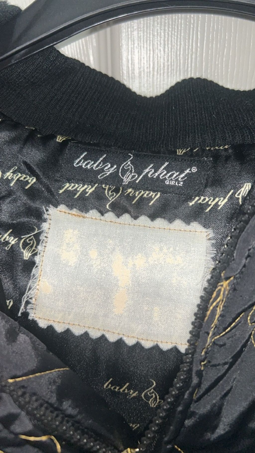 Other Juniors Baby Phat Black Gold Quilted Bomber Jacket XL Size XL / US 12-14 / IT 48-50 - 2 Thumbnail