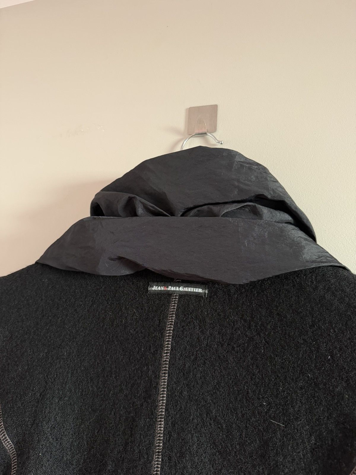 Jean Paul Gaultier Jean Paul Gaultier Wool Jacket with Nylon Panels Size M / US 6-8 / IT 42-44 - 6 Thumbnail