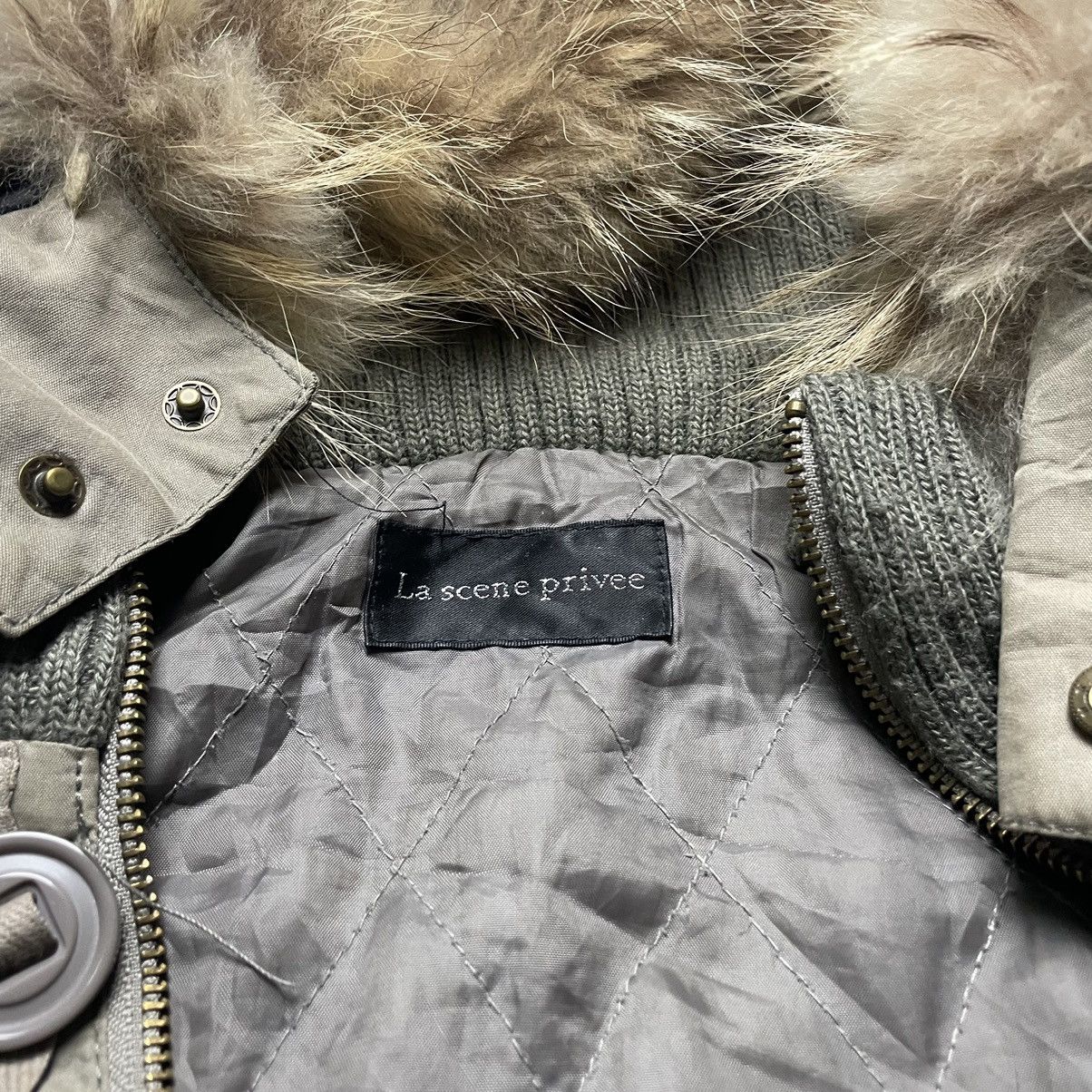 If Six Was Nine 🇯🇵 LA SCENE PRIVEE MULTIPOCKET SHERPA HOODED JACKET Size US XL / EU 56 / 4 - 9 Thumbnail