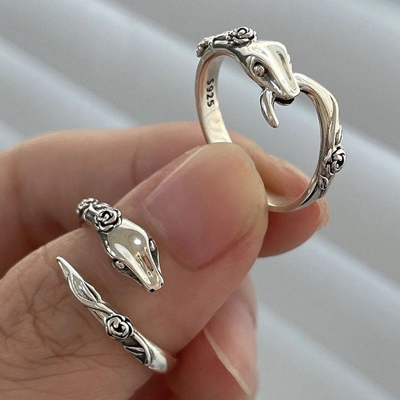 Jewelry × Vintage Snake Rings Set Size ONE SIZE - 1 Thumbnail