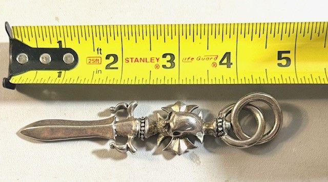 King Baby Studio KING BABY STUDIO Huge Baby Skull Cross Dagger Size ONE SIZE - 10 Thumbnail
