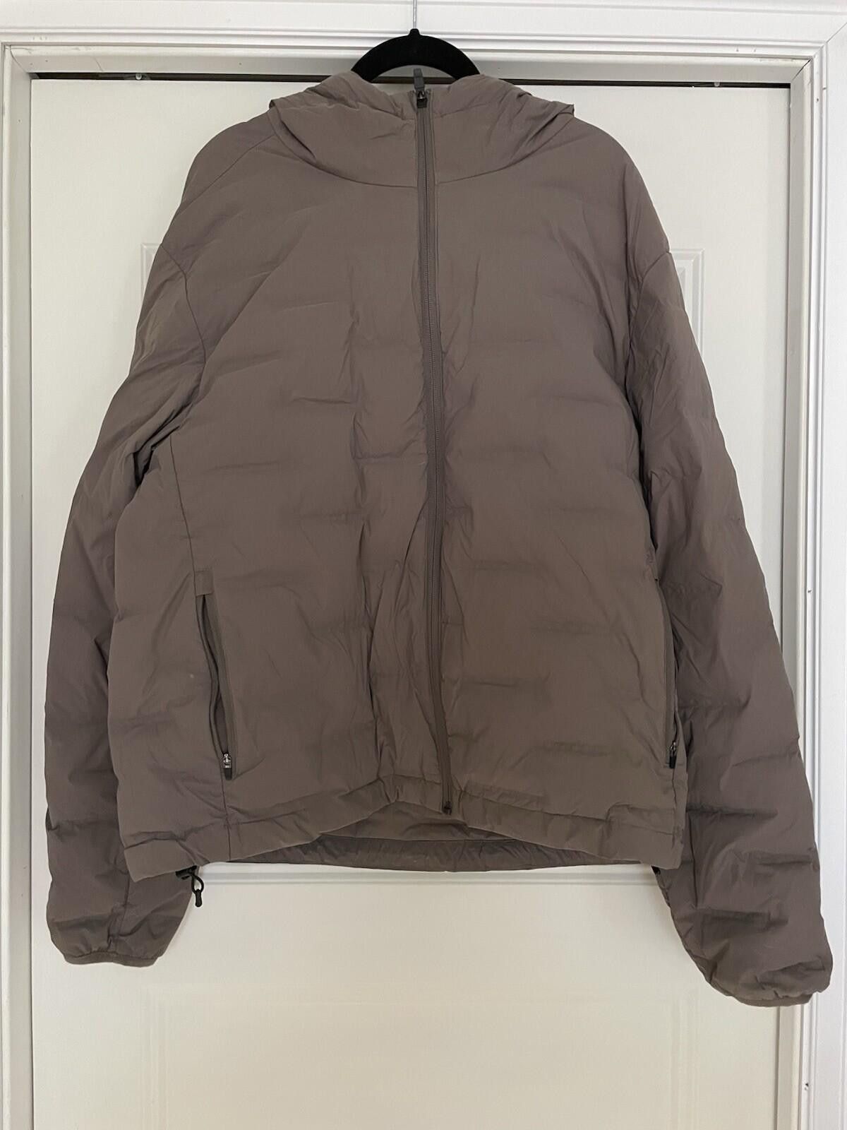 Profound Aesthetic Proof Grey Brown Puffer Jacket Hooded Men Large Size US L / EU 52-54 / 3 - 1 Thumbnail