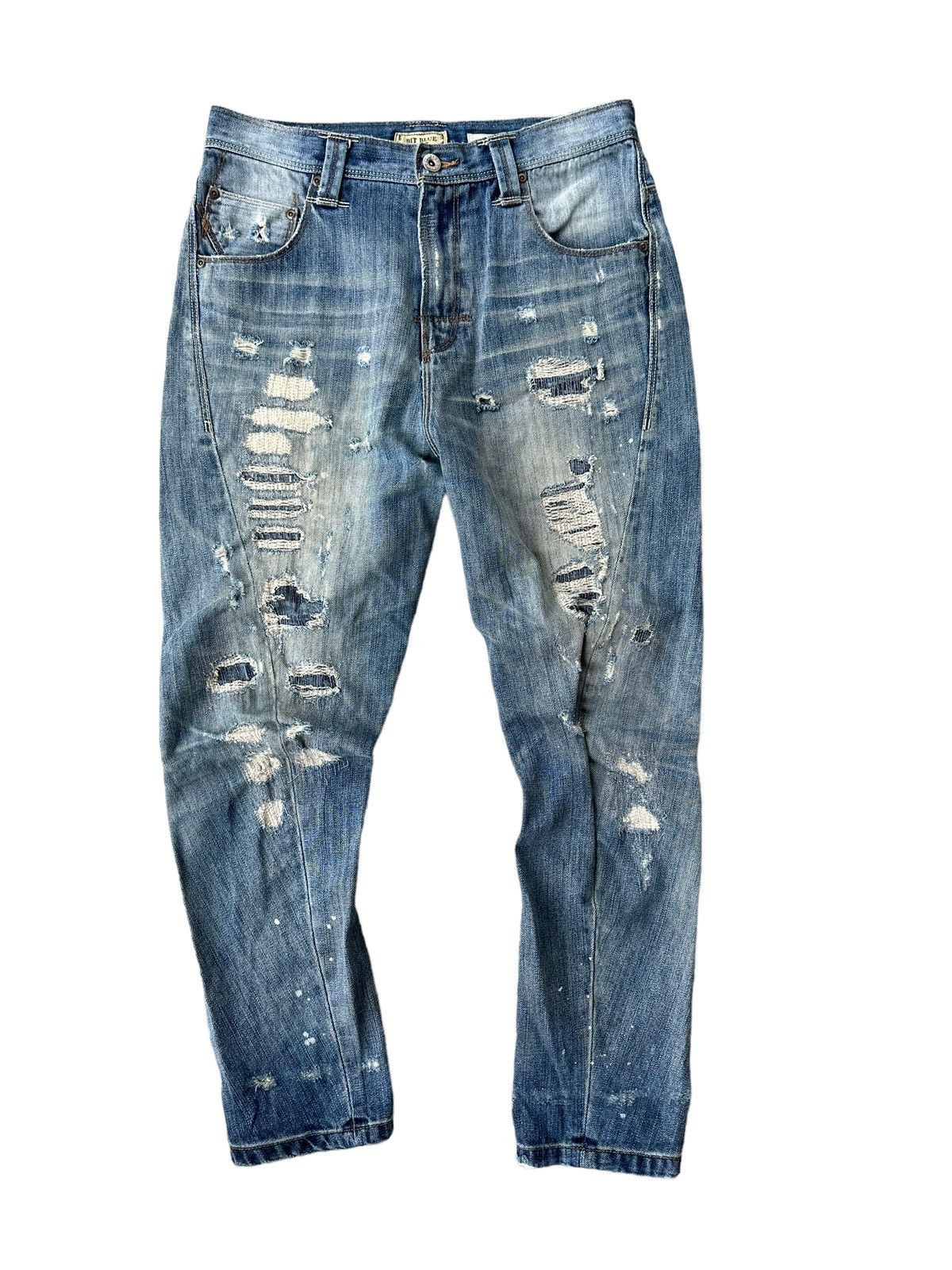 Japanese Brand Bite blue flared denim jeans Size US 30 / EU 46 - 1 Thumbnail