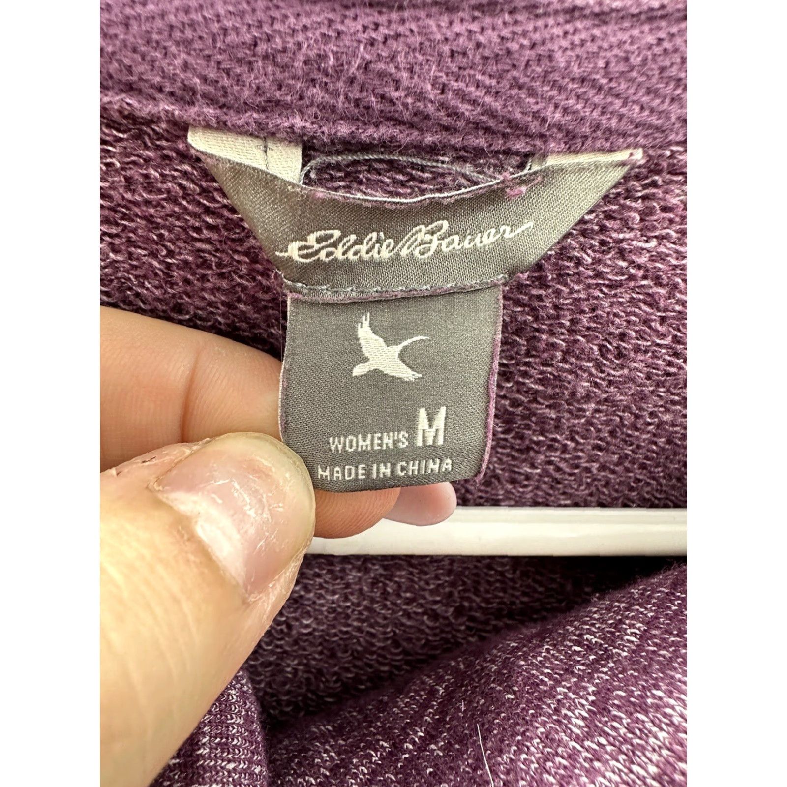 Eddie Bauer Eddie Bauer Jacket Size Medium Purple Asymmetrical Button Up Collared Size M / US 6-8 / IT 42-44 - 6 Thumbnail