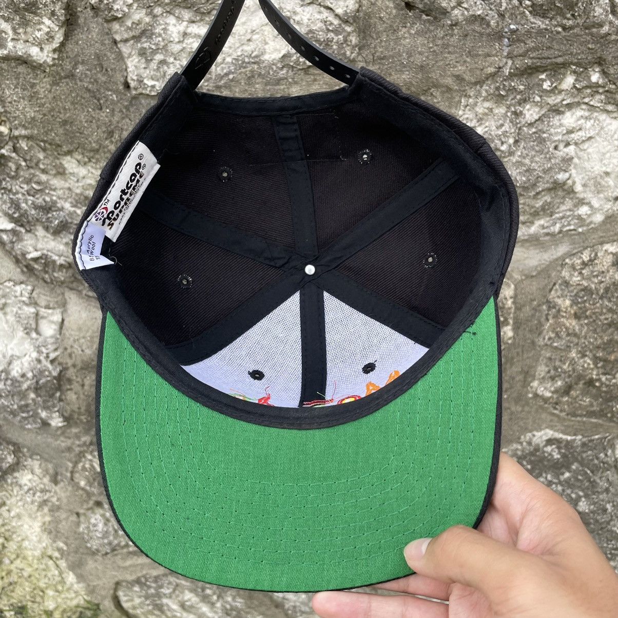Vintage Vtg Mojado Brothers Chicano Art Sportcap Wool Snapback Hat Size ONE SIZE - 3 Thumbnail