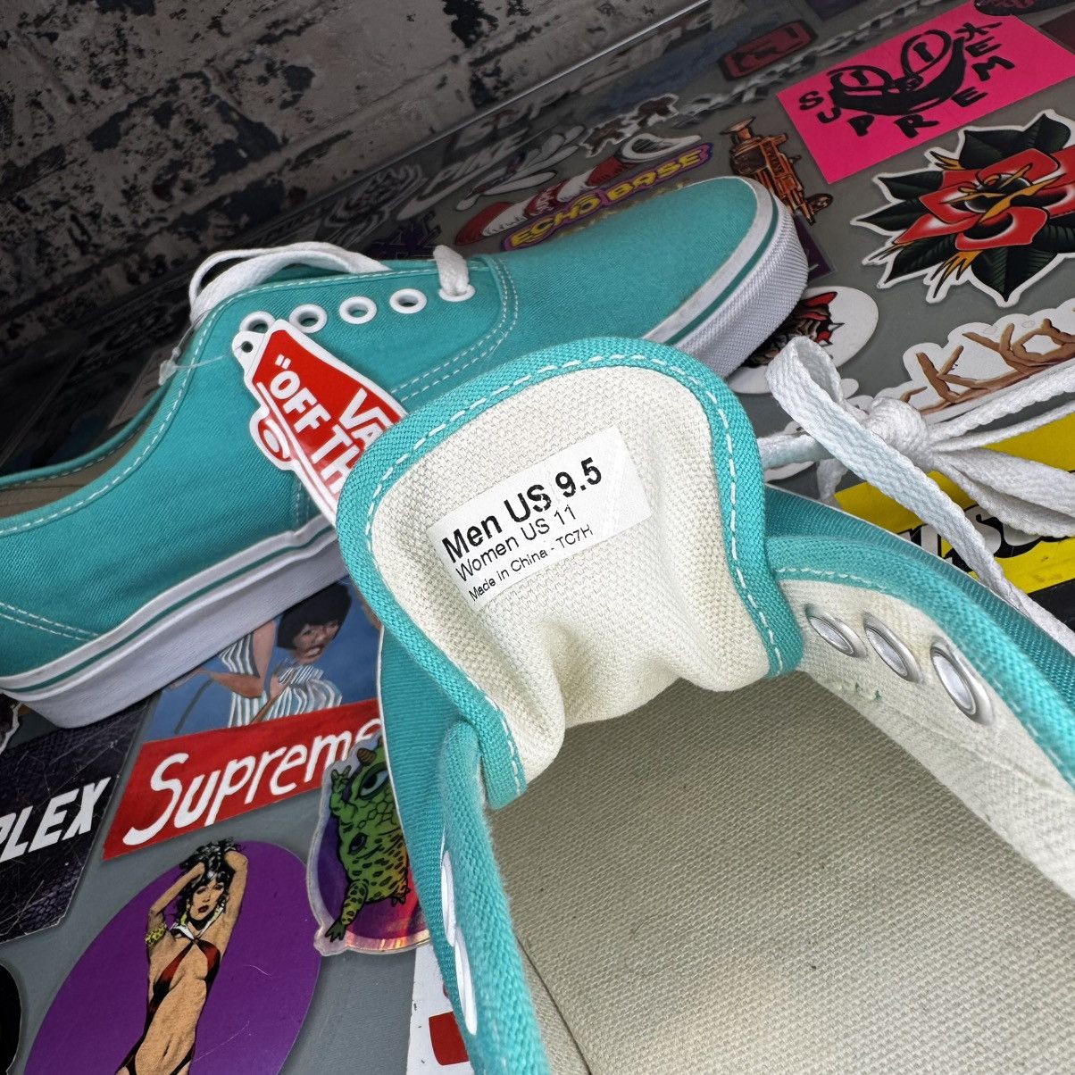 Vans Vans Authentic Low Teal Men’s Size 9.5 Women’s 11 No Box Size US 9.5 / EU 42-43 - 6 Thumbnail