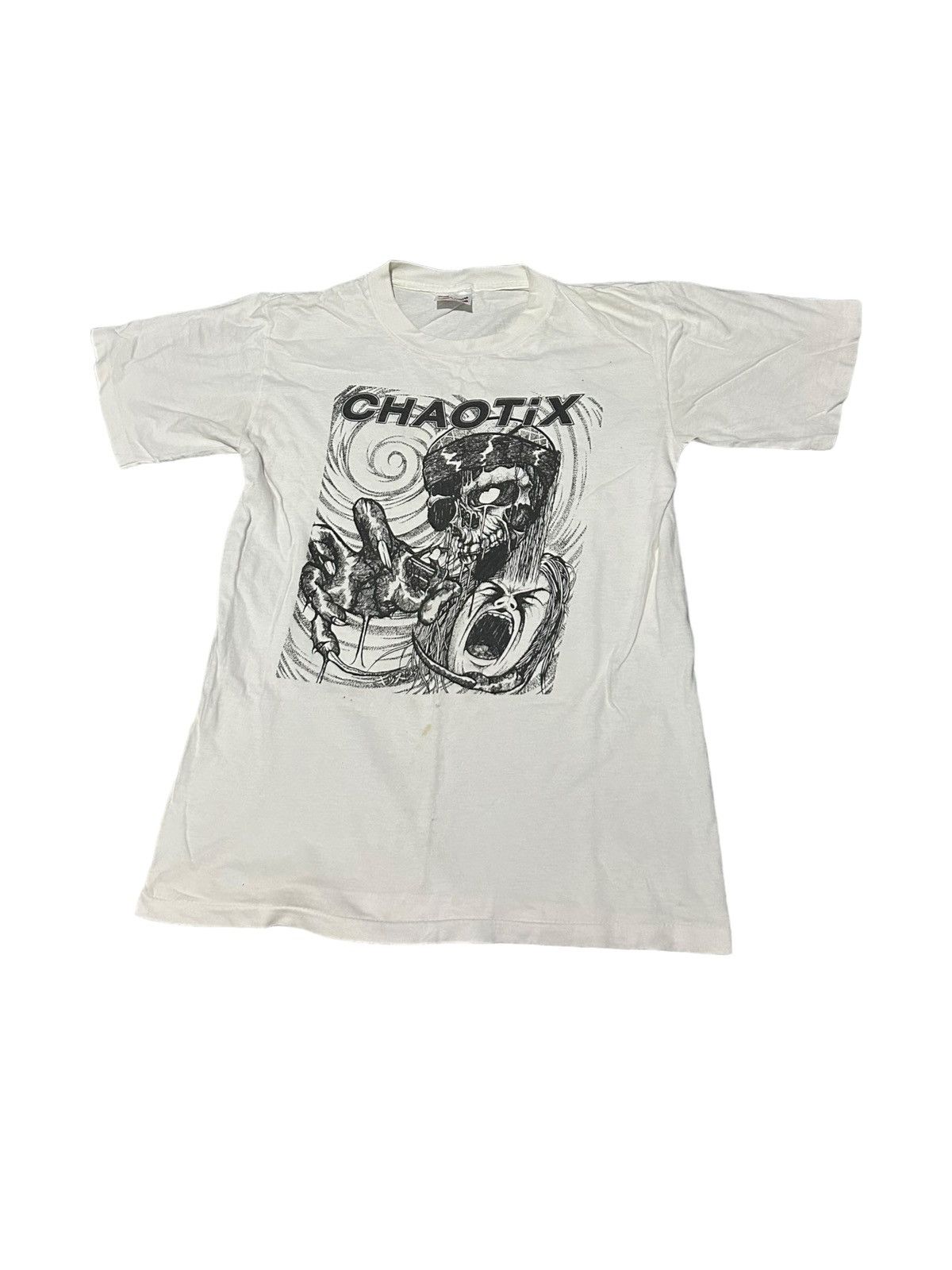 Vintage Vintage CHAOTiX Made In Usa Single stich ☠️ Size US M / EU 48-50 / 2 - 2 Thumbnail