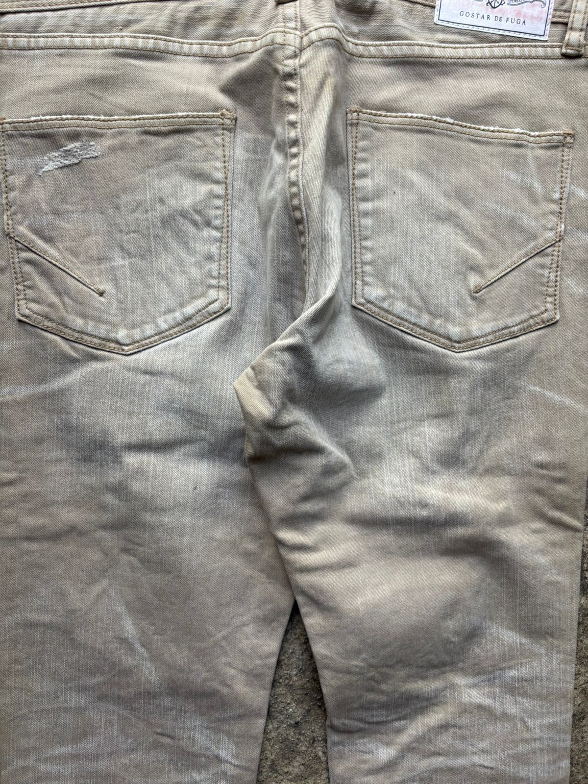 GOSTAR DE FUGA 2000s Gostar De Fuga Distressed Skinny Jeans Size US 30 / EU 46 - 9 Thumbnail