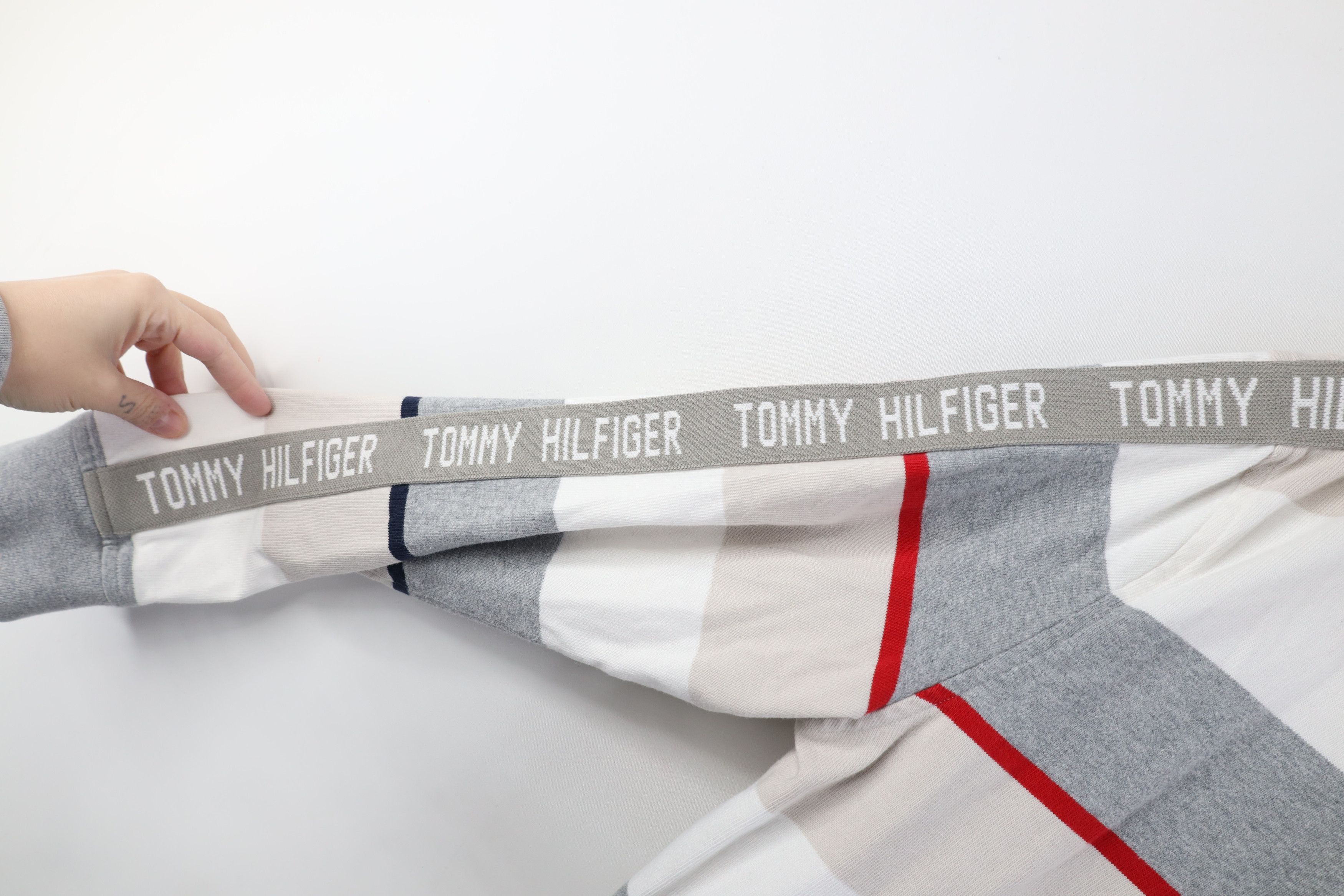 Tommy Hilfiger Vintage Y2K Tommy Hilfiger Long Sleeve Rugby Polo Shirt Size US L / EU 52-54 / 3 - 9 Thumbnail