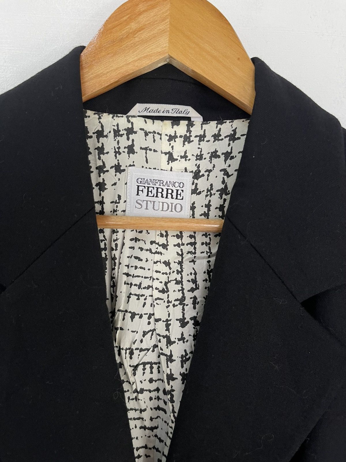 Gianfranco Ferre × Vintage GIANFRANCO FERRE STUDIO BLAZER Size 42S - 3 Thumbnail