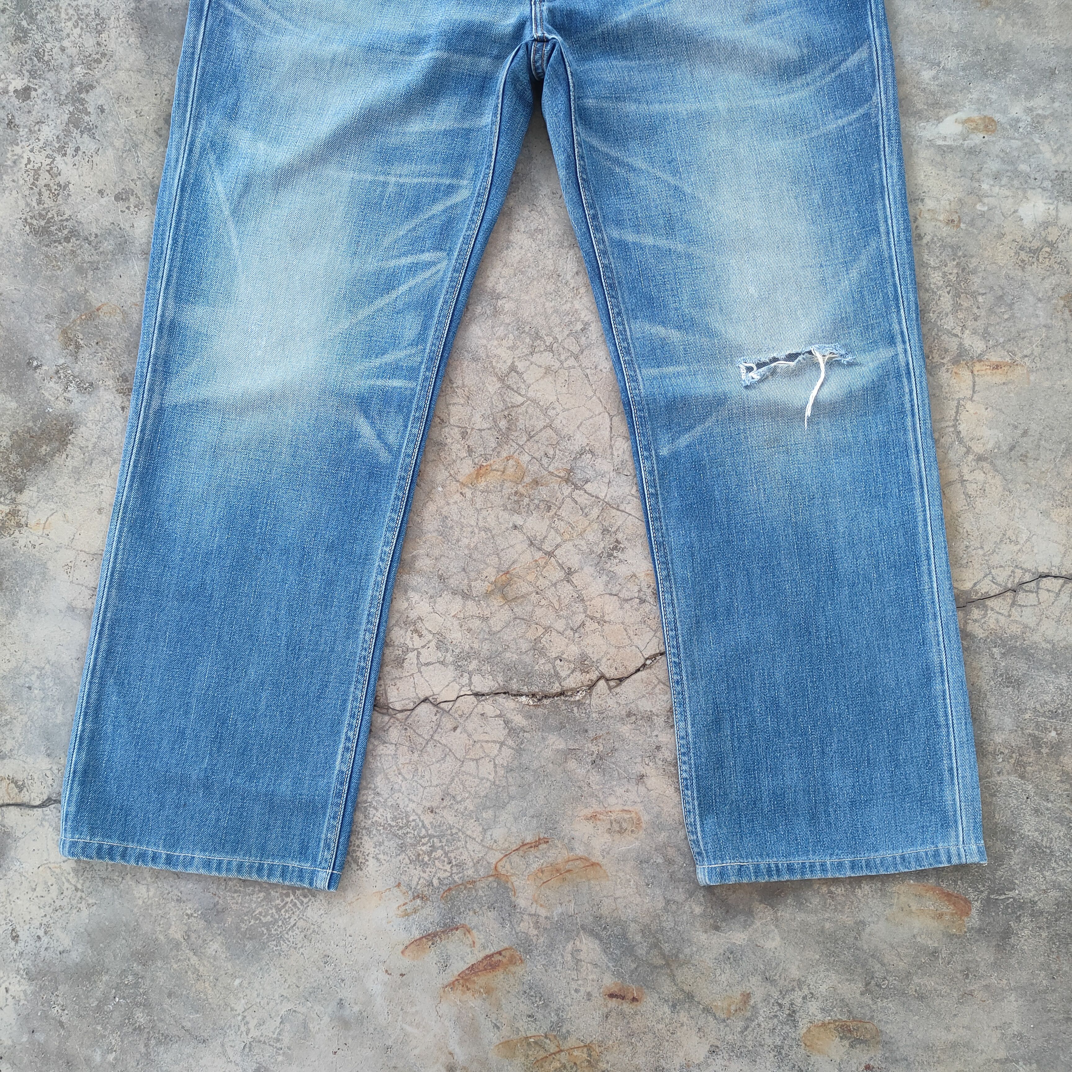 Levi's Vintage Clothing VINTAGE LEVI'S 502 FADED DISTRESSED JEANS DENIM PANTS Size US 38 / EU 54 - 4 Thumbnail