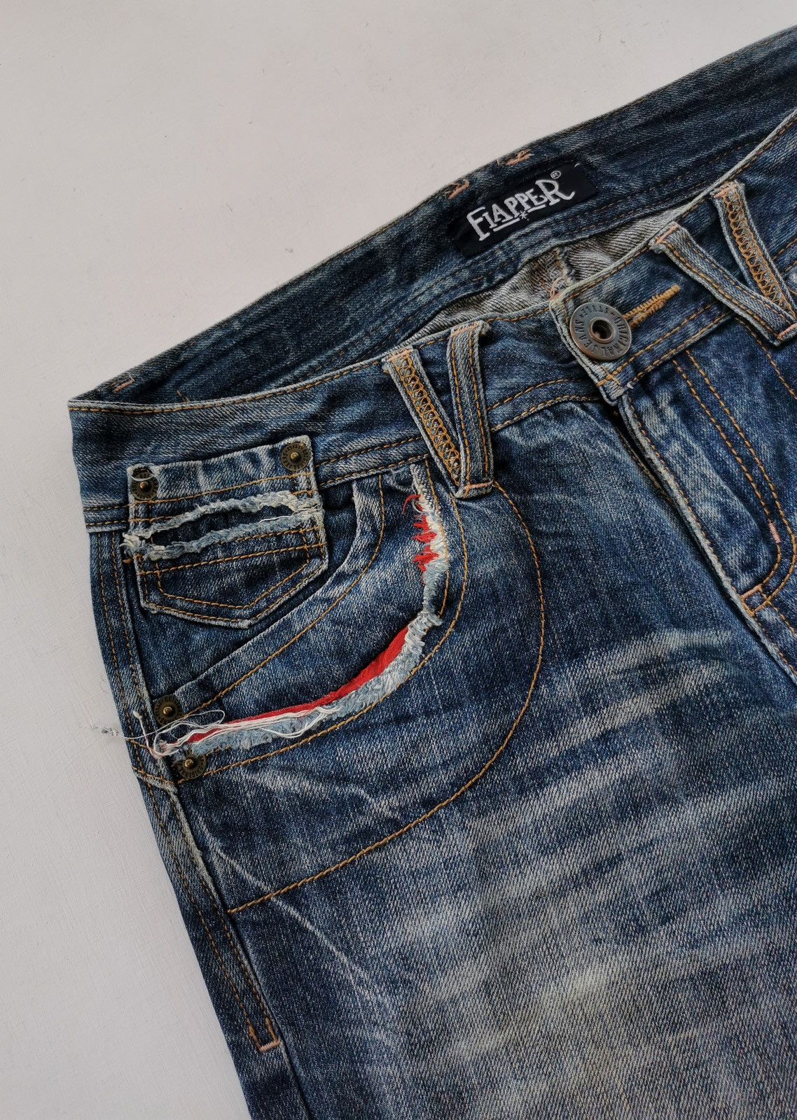 14th Addiction Flared Bootcut Fiapper Japan Jeans Size US 30 / EU 46 - 3 Thumbnail