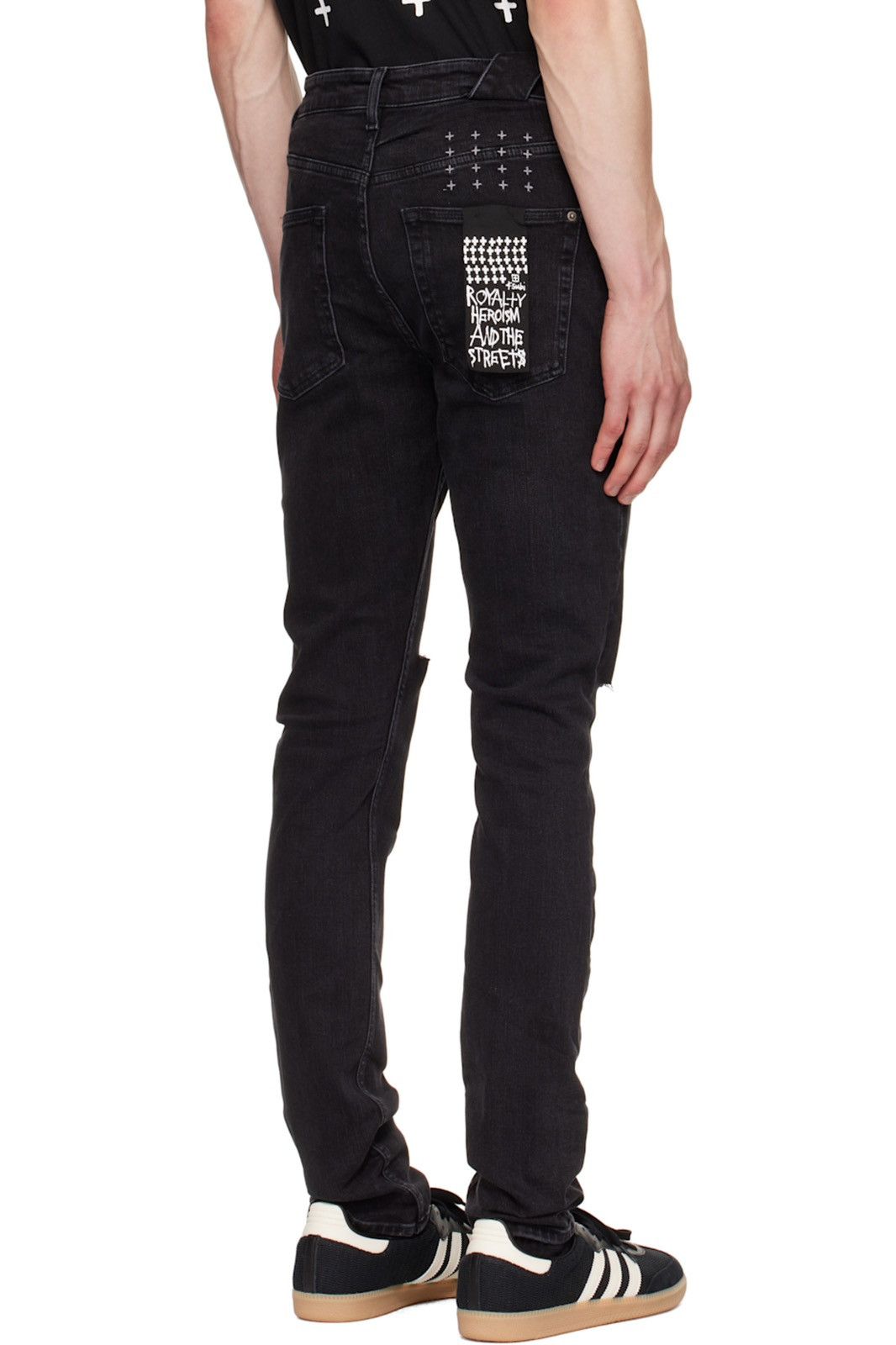 Ksubi Chitch Krow Krushed Distressed Jeans Slim Fit Denim