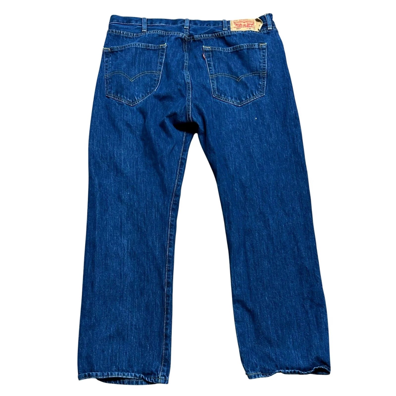 Levi's Levi's 501 Men's Jeans Button Fly Straight Blue Black 40x30 Lot Of 3 Denim Cotton Blend Size US 40 / EU 56 - 5 Thumbnail