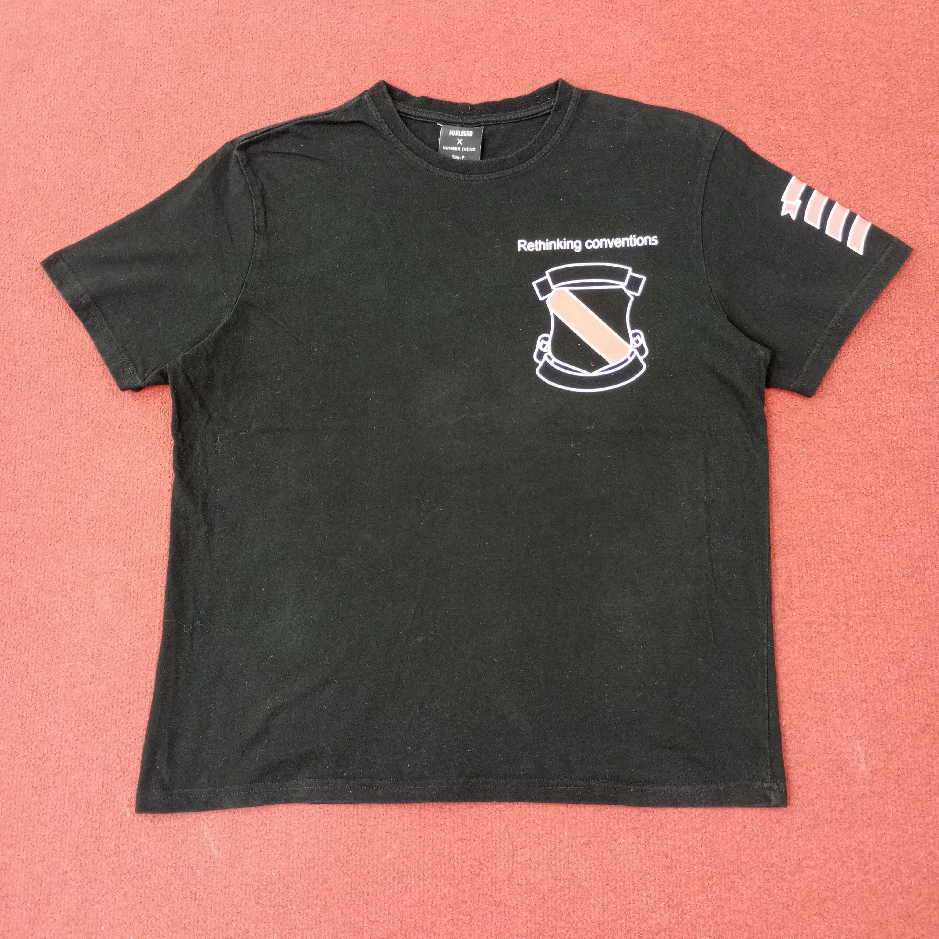 Number (N)ine Marlboro X Number Nine Japanese Brand Custom Tshirt c249n55 Size US M / EU 48-50 / 2 - 3 Thumbnail