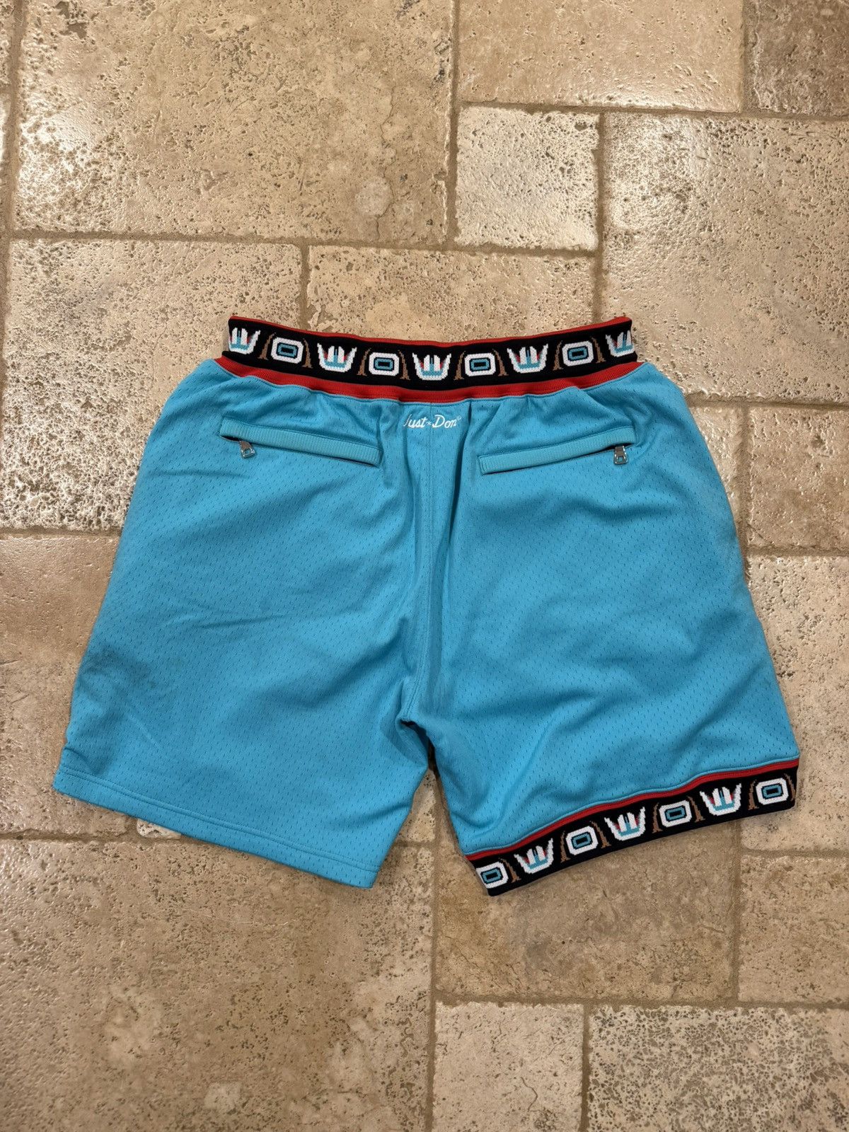 Just Don × Mitchell & Ness × Rsvp Gallery Just Don x Mitchell & Ness NBA Vancover Grizzlies Shorts Size US 34 / EU 50 - 11 Thumbnail