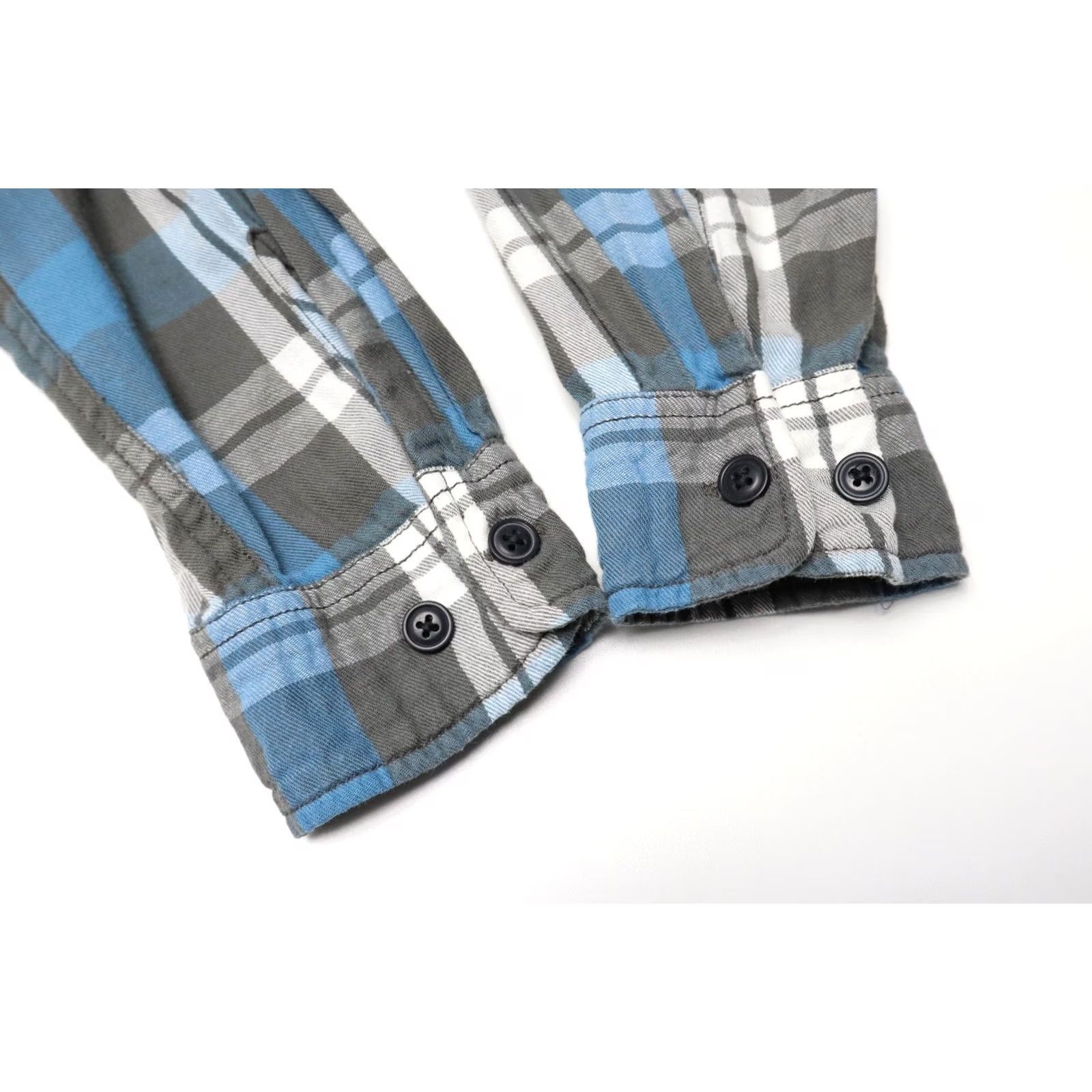 Ralph Lauren Ralph Lauren Denim & Supply Shirt Men's SMALL Plaid Grey And Blue Pocket Flannel Size US S / EU 44-46 / 1 - 5 Thumbnail