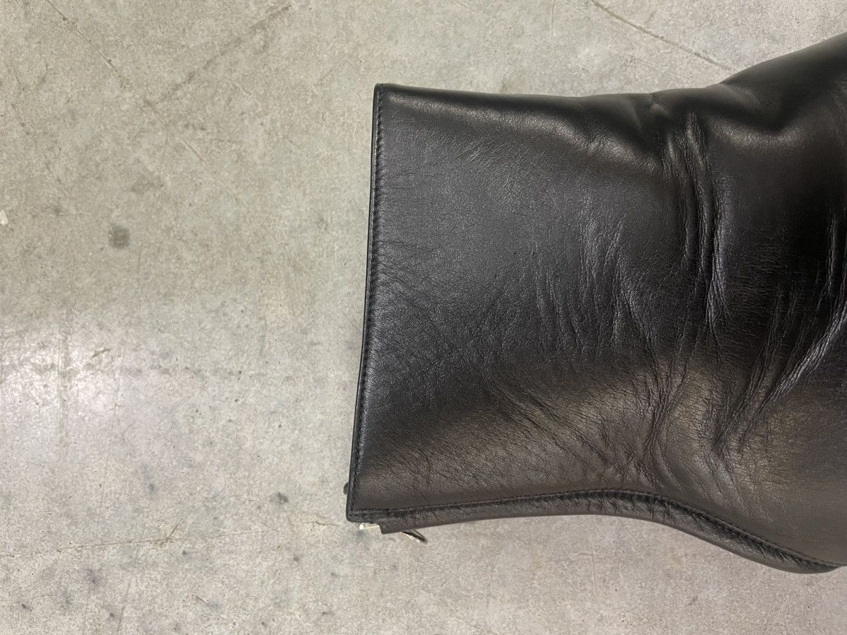 Helmut Lang FW24 Helmut Lang Black Leather Ankle Boots Size US 10 / IT 40 - 5 Thumbnail