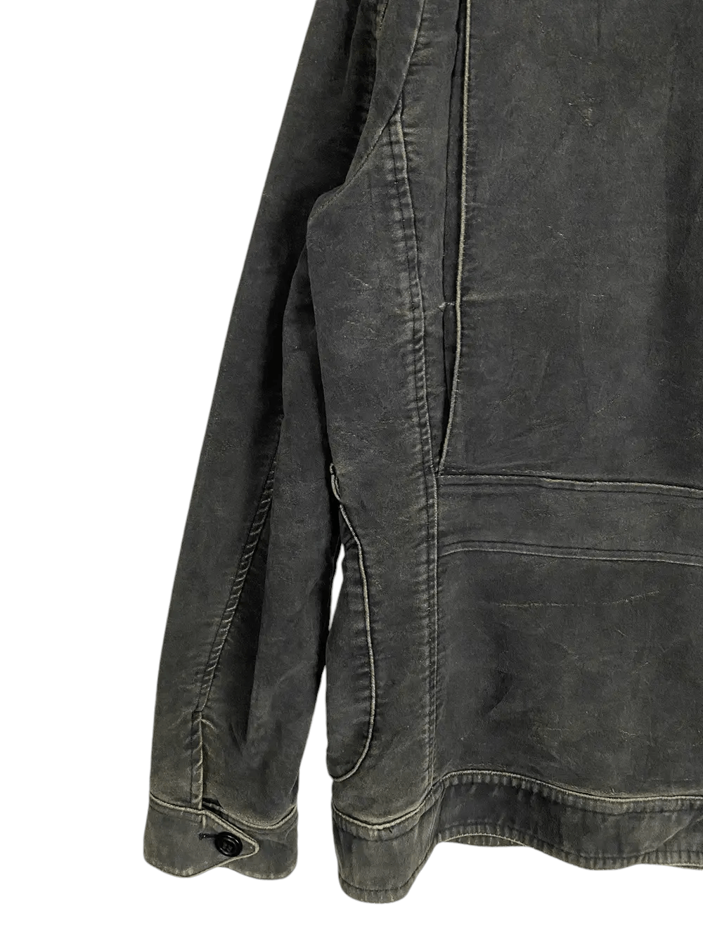ADAM ET ROPE × Japanese Brand × Vintage Vtg Adam Et Rope Suede Military Jacket Size US S / EU 44-46 / 1 - 7 Thumbnail