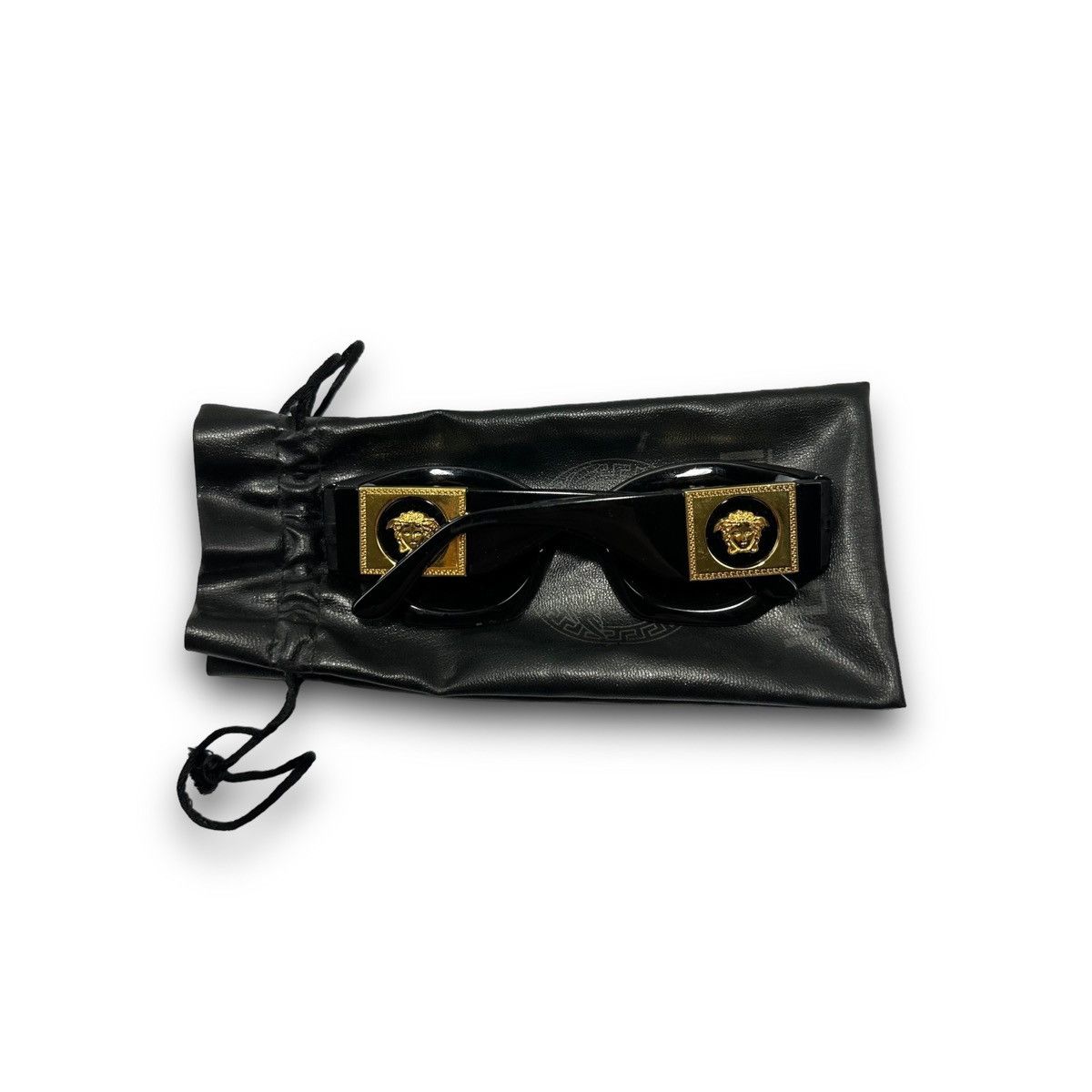 Versace × Vintage Gianni Versace Sun glasses Vintage 420/C Col. 852 90s black Size ONE SIZE - 5 Thumbnail