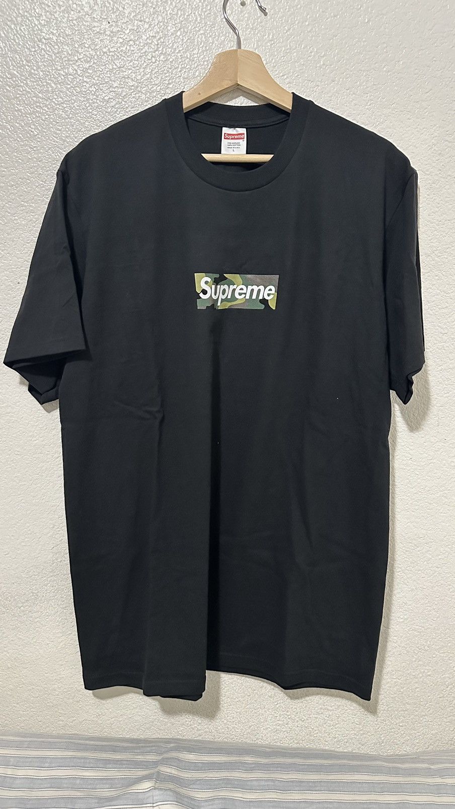 Supreme box logo t shirt black online