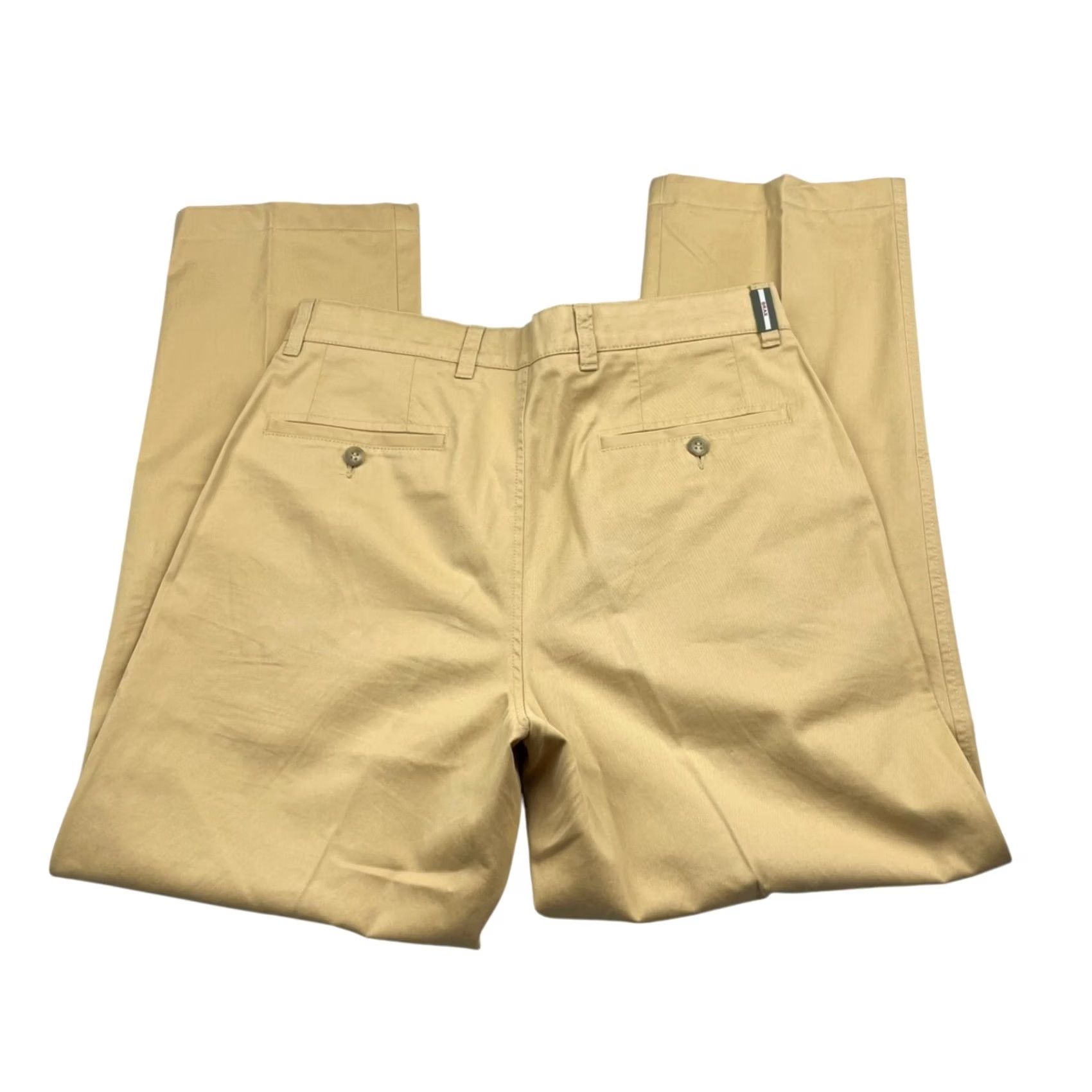 BRAX BRAX Men's Eric Chino Pants 33x30 Khaki/Tan Cotton Flat Front Casual Size US 33 - 3 Thumbnail