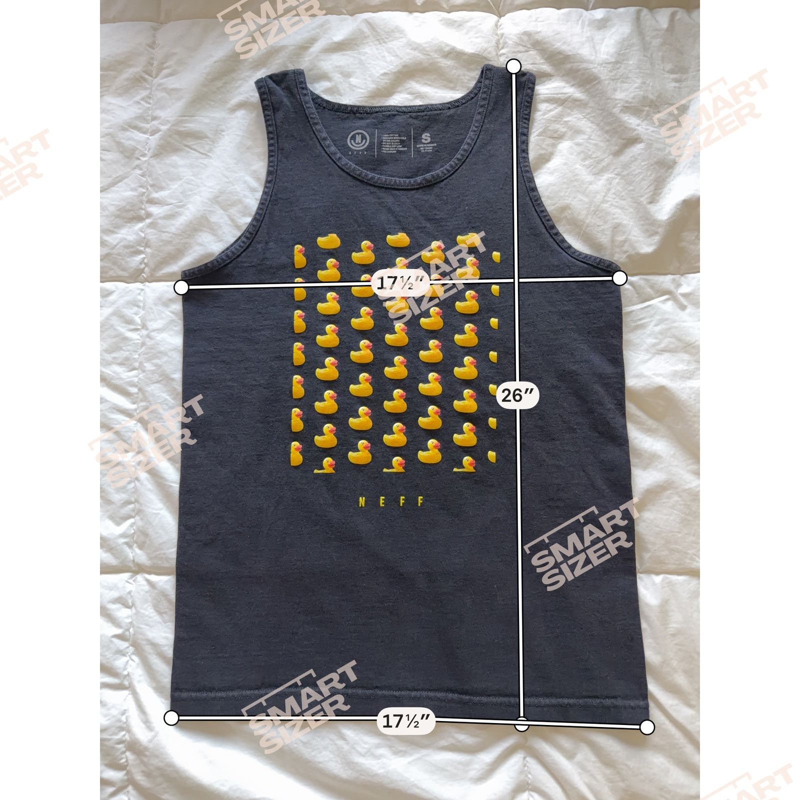 NEFF Neff Tank Top Mens Small Rubber Duck Graphic Skate Surf NWOT Size US S / EU 44-46 / 1 - 5 Thumbnail