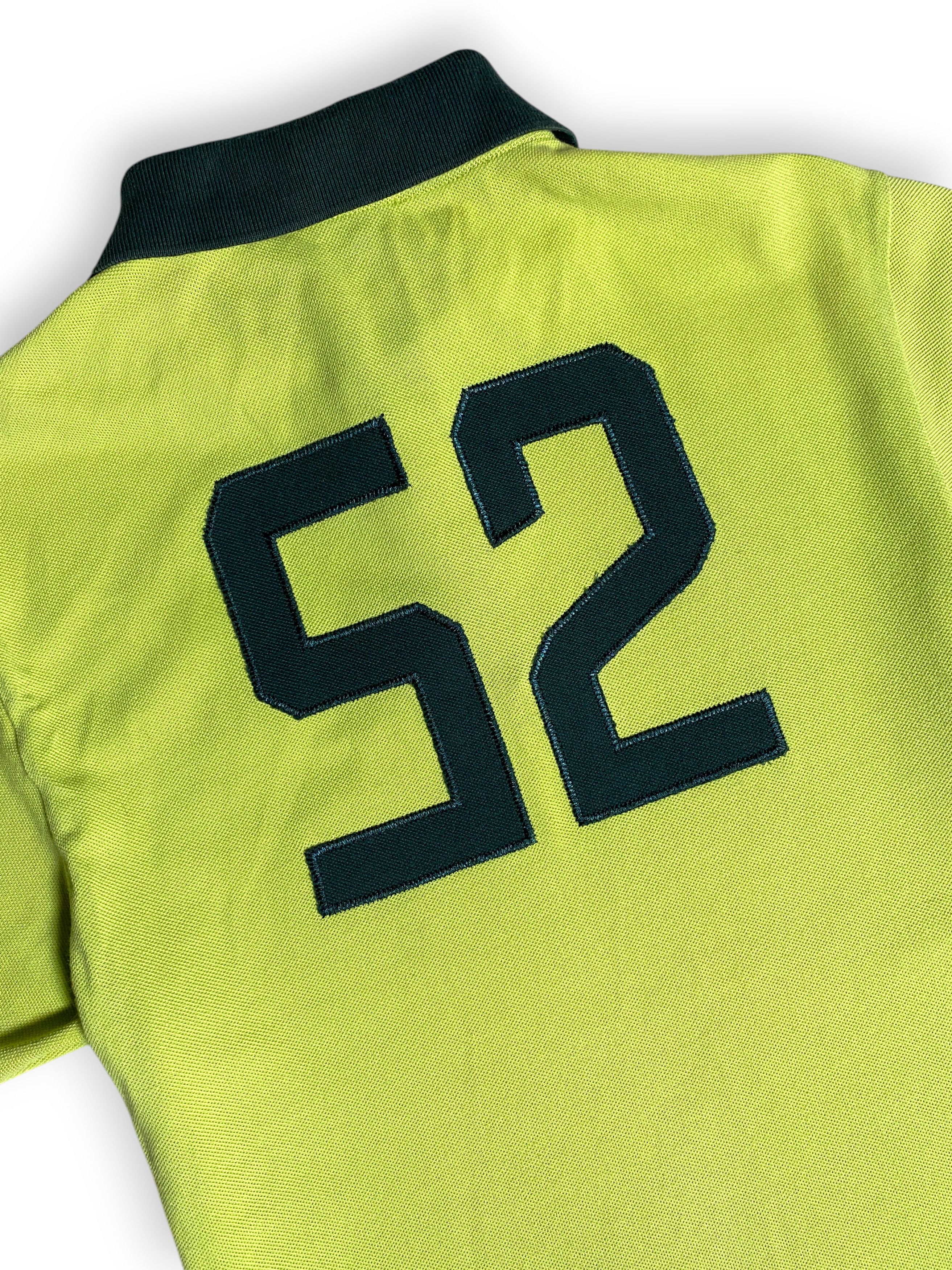 Moncler Moncler Polo Shirt Lime Green 52 Big Logo Patch Tee T-Shirt Size US M / EU 48-50 / 2 - 9 Thumbnail